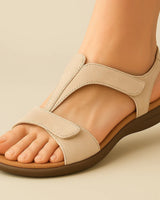 Beige Wildleder